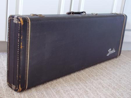 1973 Orig Fender Stratocaster Black Tolex Case