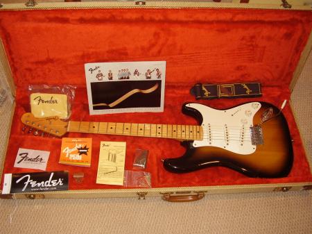 1982 1957 KILLER FULERTON RED BOBBIN FENDER STRAT