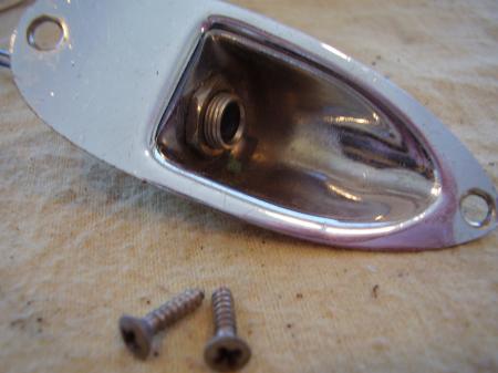 1969 JULY ORIG NICE PATINA FENDER STRAT OUTPUT JACK