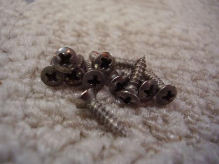 1964 ORIG MINT PRE CBS PICKGUARD SCREWS