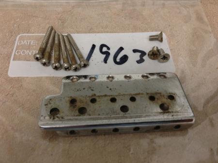 bridge plate fender screws strat cbs pre 1963 tremolo orig super