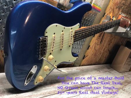1966 Orig Fender Stratocaster Lake Placid Blue 