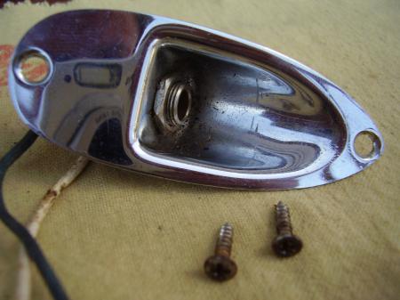 1968 ORIG FENDER STRAOCASTER OUTPUT JACK