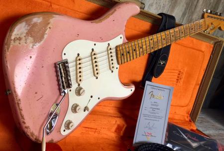1957 SHELL PINK Fender Hand Picked By Eddie Vegas Relic Strat 