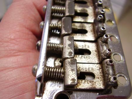 1959 ORIGINAL FENDER STRATOCASTER BRIDGE