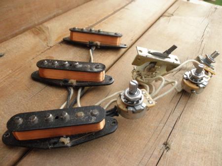 1961 John Cruz  2000 Fender Strat C-Shop Pickups Pots 5 Way