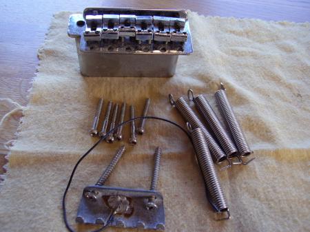 1972 ORIG FENDER STRATOCASTER VINTAGE BRIDGE