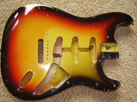 1965 Orig Finish Fender Stratocaster Body