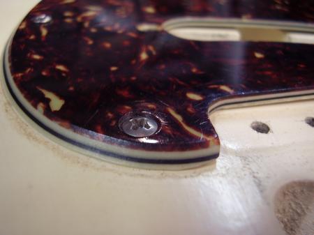 1962 ORIG SHELL NITRO FENDER STRAT PICKGUARD RARE SUPER RARE!