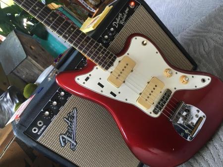 1966 FENDER CANDY APPLE RED JAZZMASTER WITH MATCHING HEADSTOCK