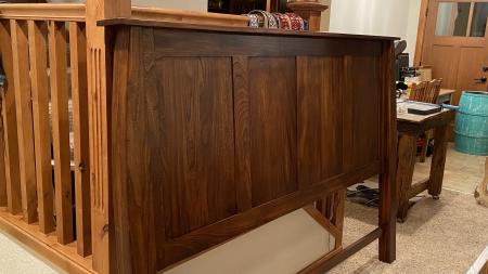 Lake Superior Shaker Panel Amish King Size Bed NEW Never Used