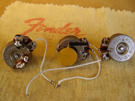 1974 Original Fender Strat Pots