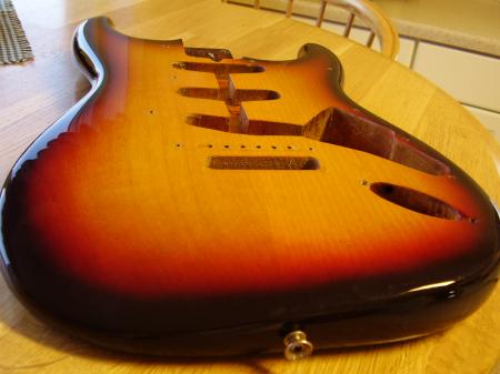 1961 ORIG FENDER STRATOCASTER VINTAGE 1 peice Alder BODY
