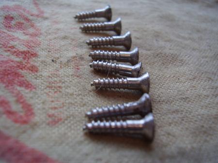 1955 ORIG 8 PICKGUARD FENDER STRATOCASTER SCREWS