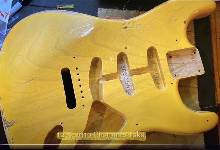 1957 Specail Ordered BY EV Fender Custom Shop Relic Strat NoCaster Blond