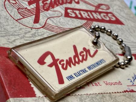 1962 Fender Stratocaster Case Tag Keychain