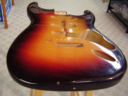 1963 MIJ Fender Strat Sunburst Body