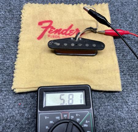 1960 Fender Strat Bridge Pickup 5.81k