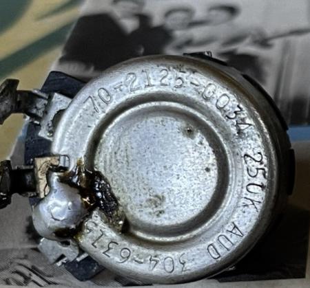 1963 Fender Telecaster Volume Or Tone Pot 250k 6315 Date