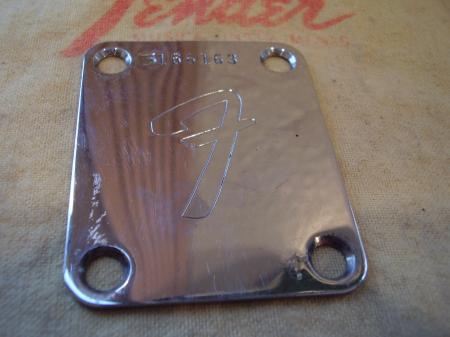 1966 Original Fender Stratocaster Telecaster Neck Plate