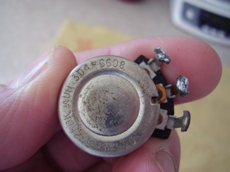 1966 FENDER STRAT POT #1