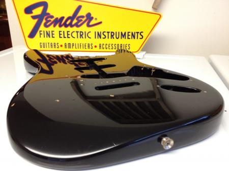 1969 Orig Black Fender Strat Body