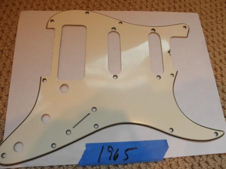 1965 Orig Fender Strat Pickguard p-90 Route