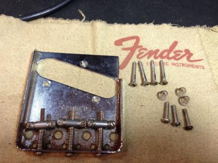 1967 Orig Fender Tele Bridge With Joe Glasser Mod