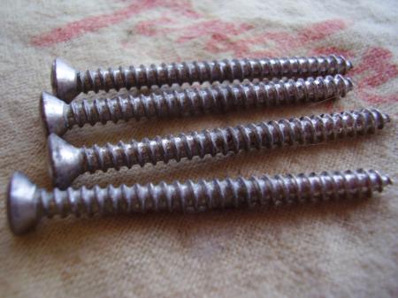 1962 ORIG PRE CBS FENDER STRAT NECK SCREWS