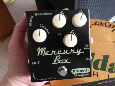 Brunetti Mercury Box distortion/overdrive Pedal Made in Italy
