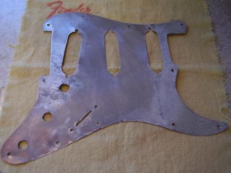 1960 ORIG FENDER STRAT BACK PICKGUARD SHIELD