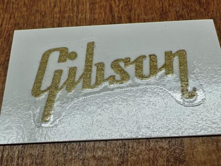 Gibson 1950 Style Gold Waterslide Decal