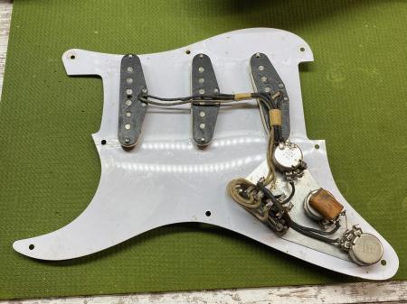 1957 Fender Stratocaster Pickups Pots 3 Way  Complete Pickup Harness