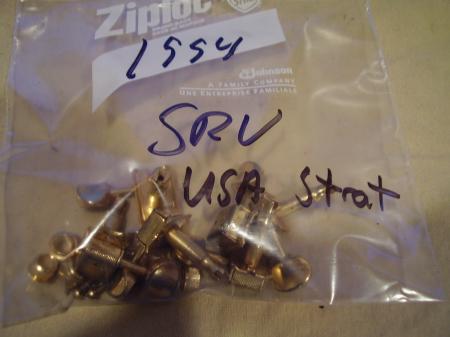 1994 SRV USA GOLD FENDER STRAT TUNERS