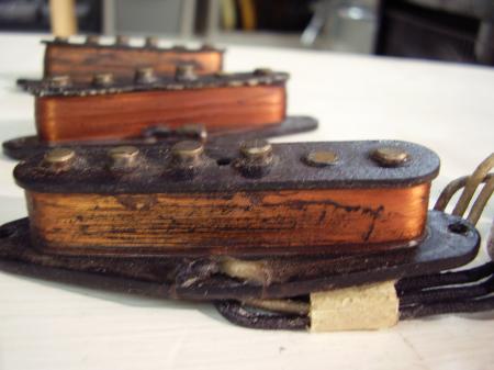 1962 VIRGIN PICKUPS POTS 3-WAY STRONG 6K READINGS