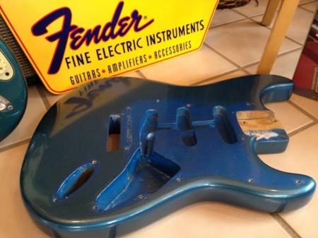 1964 Pre CBS Fender Lake Placid Blue Strat Body