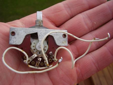 1972 ORIG 3-WAY SWITCH WITH ORIG  WIRES