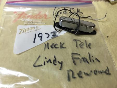  1973 ORIGINAL Fender Telecaster Neck Pickup 6.85k