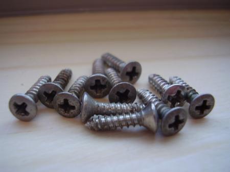 1969 Orig  Fender Strat Pickguard Screws