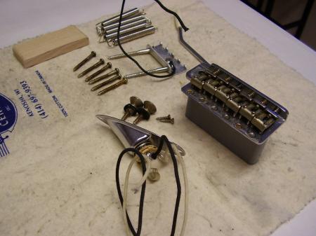 1956 Super Relic Fender Strat Bridge