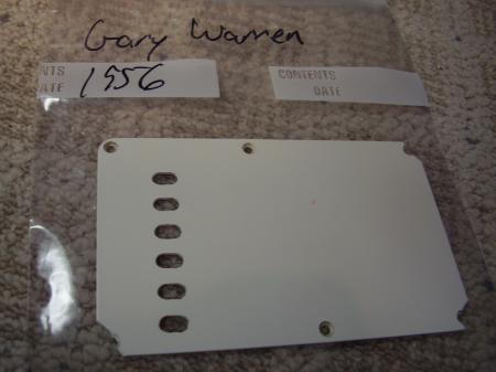 1956  51 year old Fender Strat back Trem Cover
