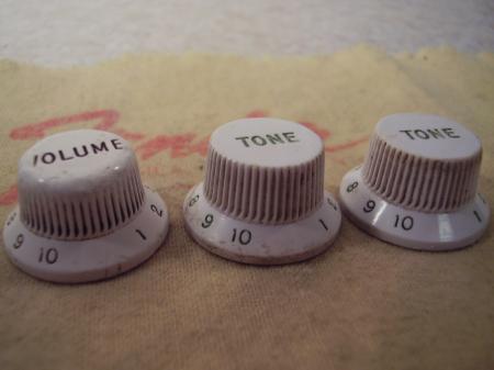 1954-1956 Bakelite Vol & Tone knobs Fender Stratocaster