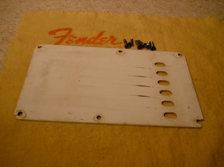 1960 ORIG FENDER VINTAGE STRATOCASTER BACK TREM COVER
