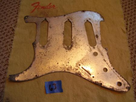 1963 ORIG PICKGUARD PRE CBS SHIELD 