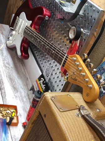  1986 Fender 1962 RI Candy Apple Red Stratocaster Just As A Fullerton