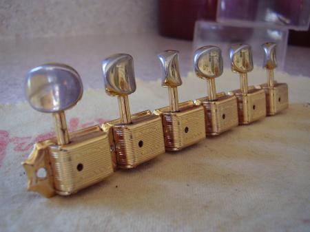 1964 Double Line Kluson Gold Fender Strat Tuners