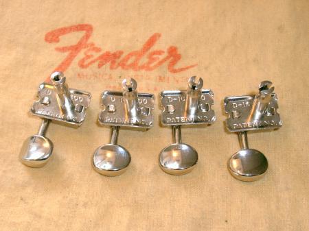 1964 ORIG MINT FENDER STRATOCASTER TUNERS (4)