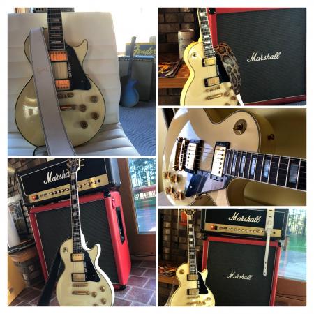1985 Gibson Les Paul Custom  74 Olympic White Randy Rhoads
