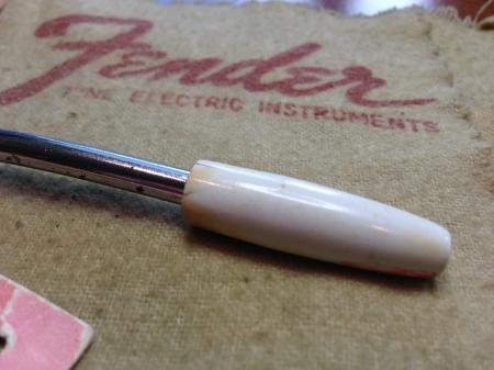 1954 ORIG BAKE LITE TREM ARM FENDER STRAT RARE!