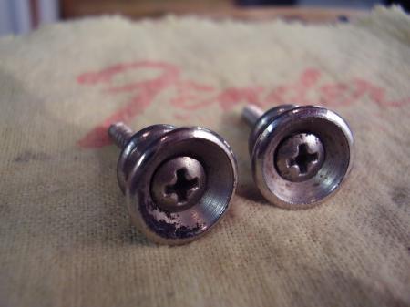 1956 ORIG FENDER STRAT STRAP BUTTONS